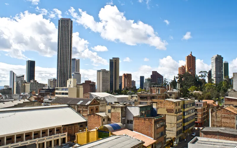 Bogota manzarası