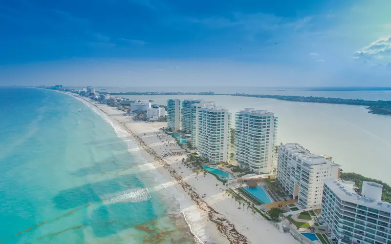 Cancún manzarası