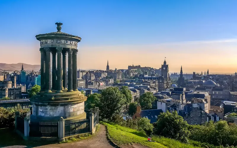 Edinburgh manzarası