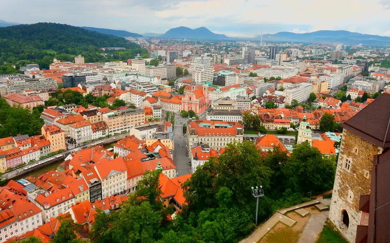 Ljubljana manzarası