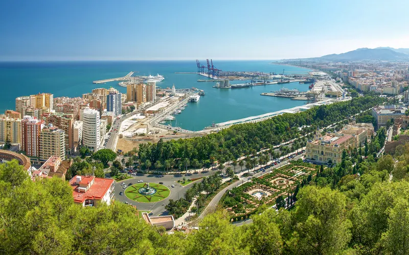 Malaga manzarası