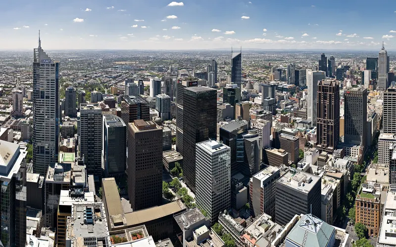 Melbourne manzarası