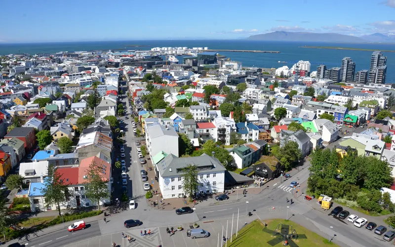 Reykjavik manzarası