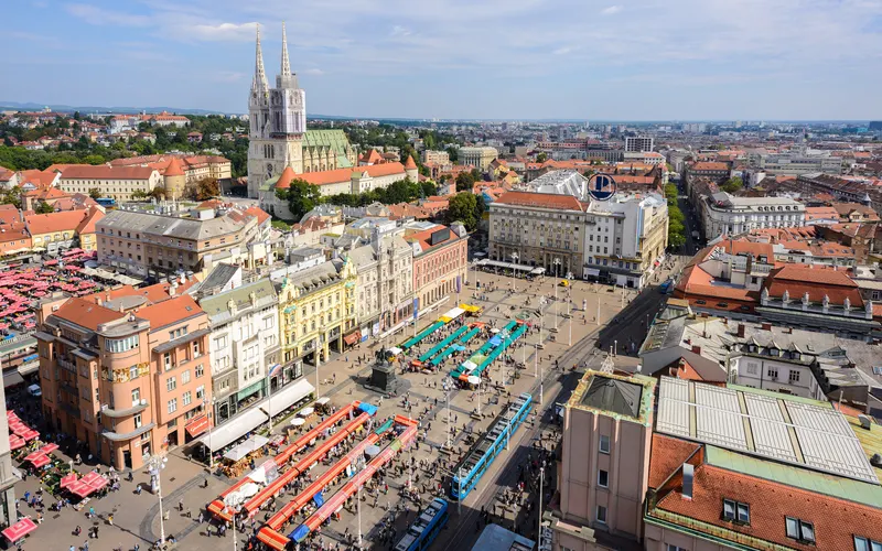 Zagreb manzarası